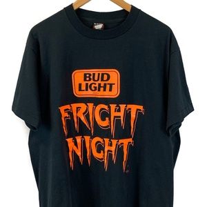 Vintage Bud Light Fright Night Single Stitch T